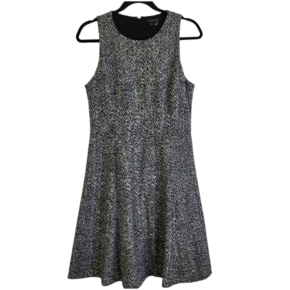 Theory Trekana Tweed knit  A-Line dress